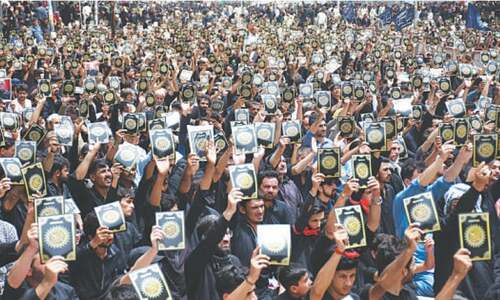 Protest Against Quran Desecration