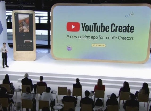 Youtube Create app introduced