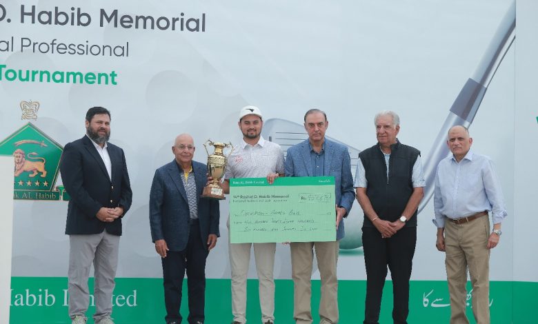 14th Rashid D. Habib Golf: Ahmad Baig successfully defends his title